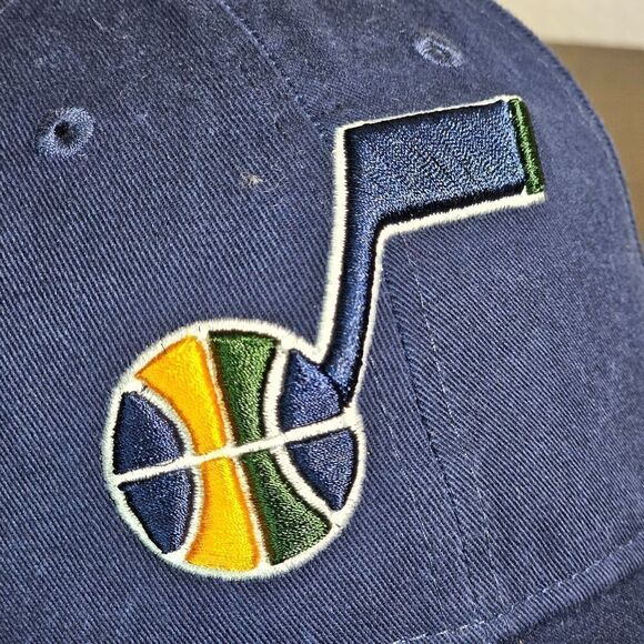 Utah Jazz New Era Dad Hat Cap NBA 9Twenty 920 Adjustable Navy Blue Embroidered main image 4